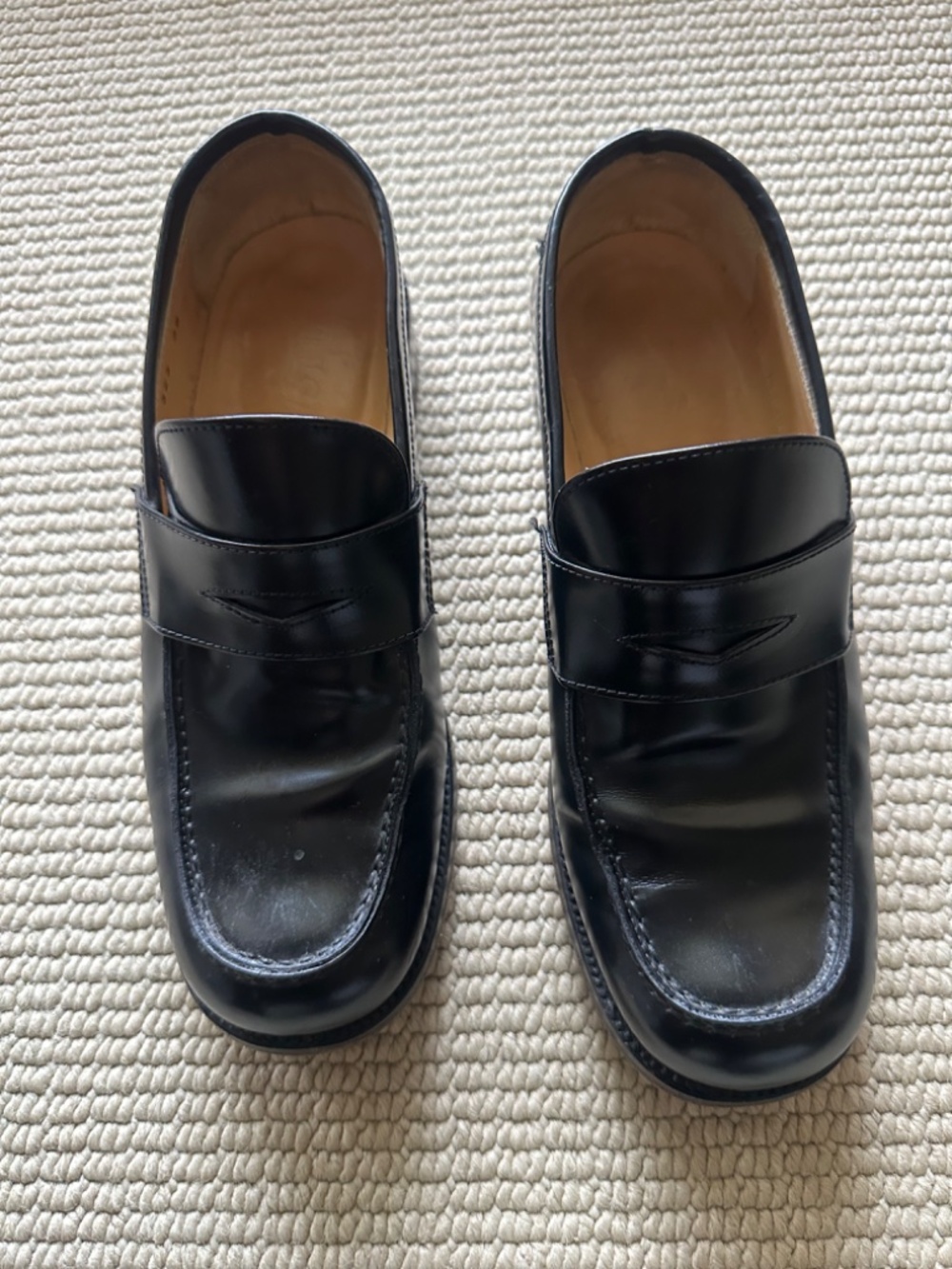 Jill Sander Black Loafers  Size 28 (7 1/2) - Picture 4 of 5